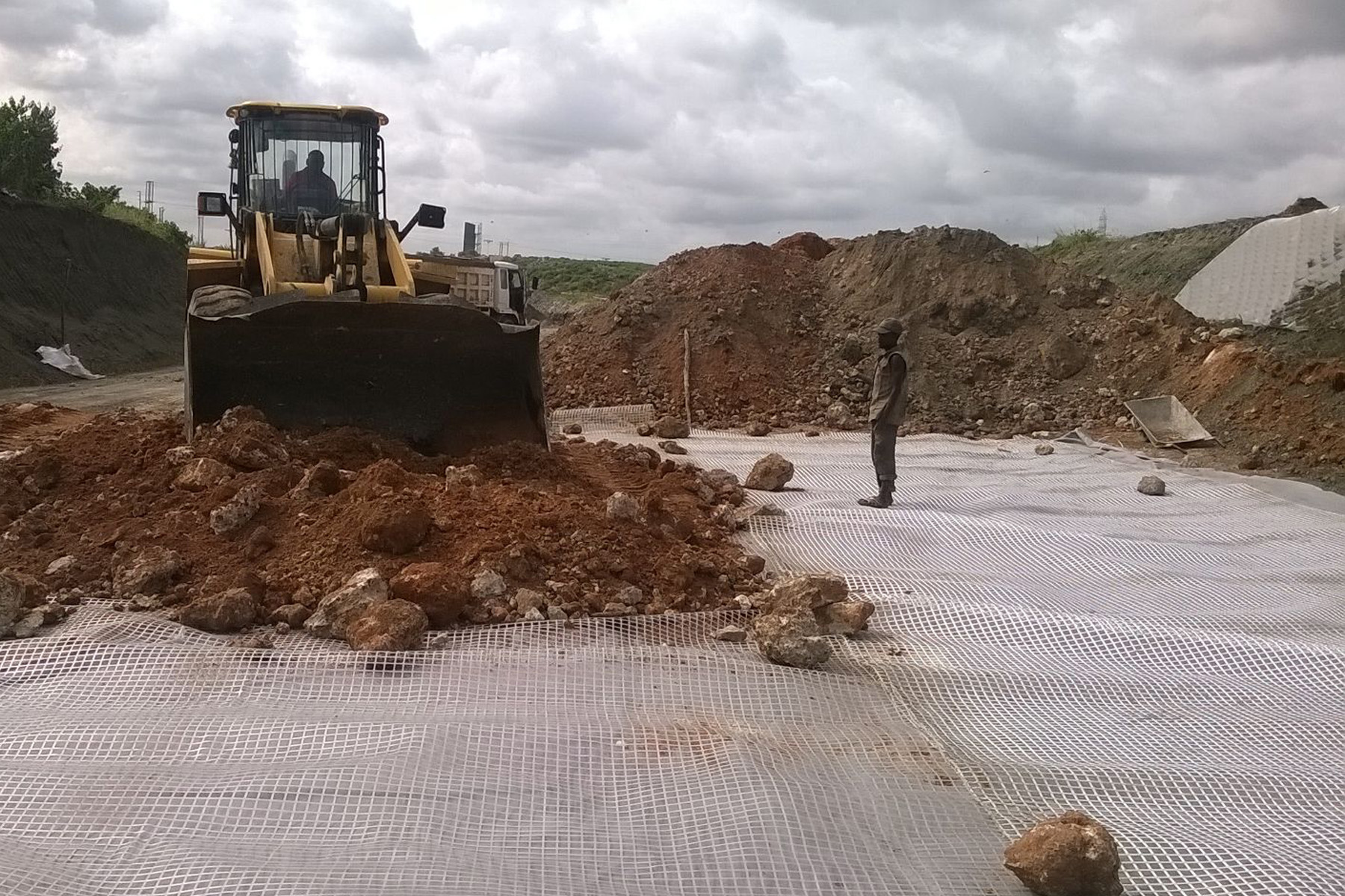 secugrid geogrid and geotextiles in road construction