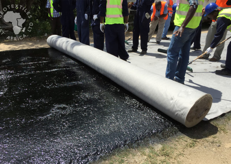 stress relieving geotextile SAMI for roads rehabilitation in kenya